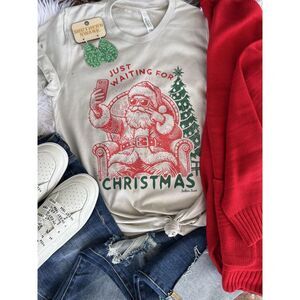 Just Waiting For Christmas Graphic Tee